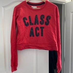 Aeropostale long sleeve crop top